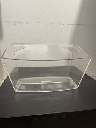 Cubitera transparente de plástico