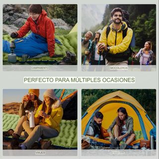 2 Colchonetas Camping Ultraligera inflador integra