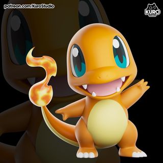 Figura Charmander resina 3D