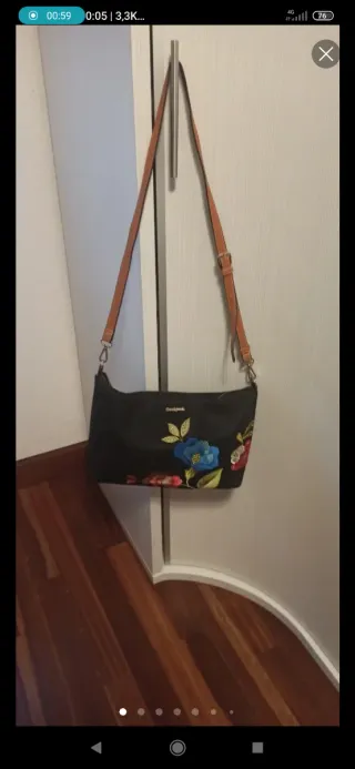 Bolso Desigual negro y marrón