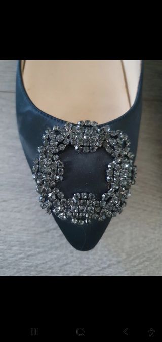 Manolo Blahnik Hangisi. Bailarinas negras Talla 40
