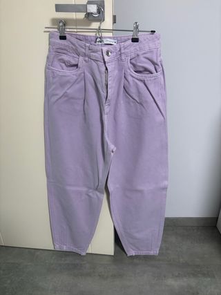 Pantalones Zara - Morados
