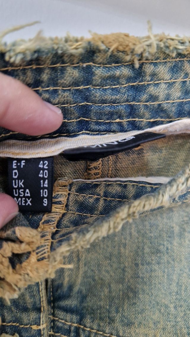 Falda vaquera Mango XL