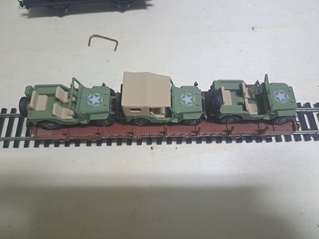 3 Jeep Militari in scala