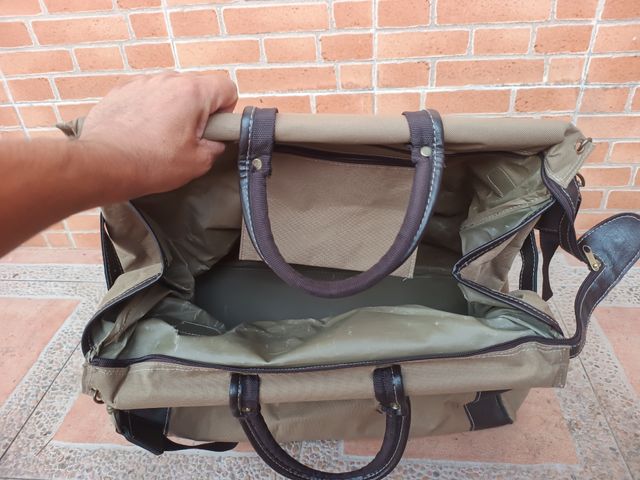 Maleta Altradis beige y marrón