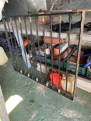 Rejas ventana aluminio blanco