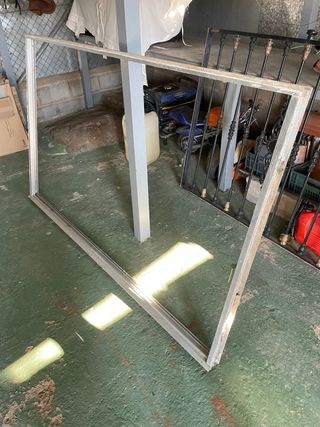 Rejas ventana aluminio blanco