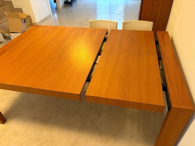 Mesa comedor extensible madera
