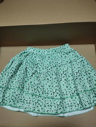Falda pantalón estampada niña talla 8