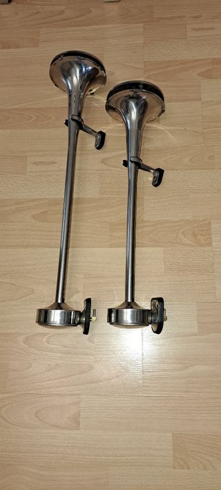 2 Bocinas para camión - Acero inoxidable