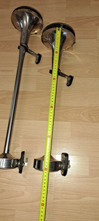 2 Bocinas para camión - Acero inoxidable