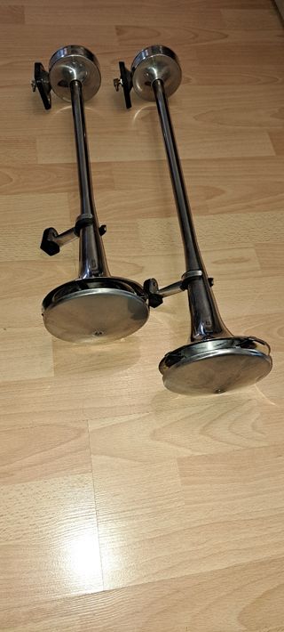 2 Bocinas para camión - Acero inoxidable