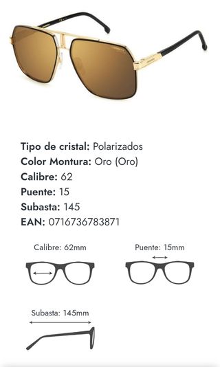 Gafas Sol Carrera Ultrapolarizadas antirreflejante