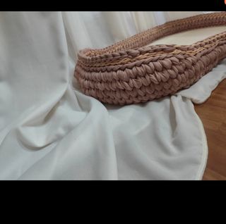 Nidotto uncinetto bimbo color biscotto