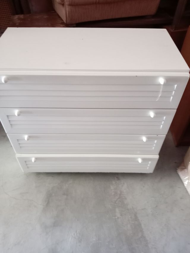 Cajonera blanca 4 cajones