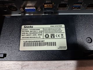 TPV AIO Táctil SAM4S TITAN S260 N3160 8GB 128SSD
