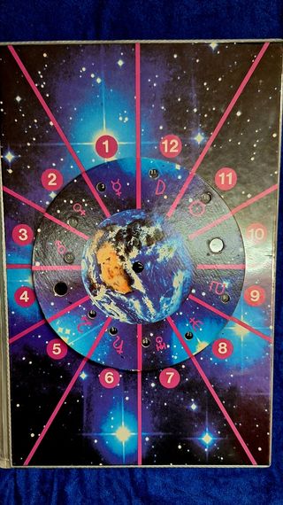 Tablero Astrología Rueda de Osiris Años 80