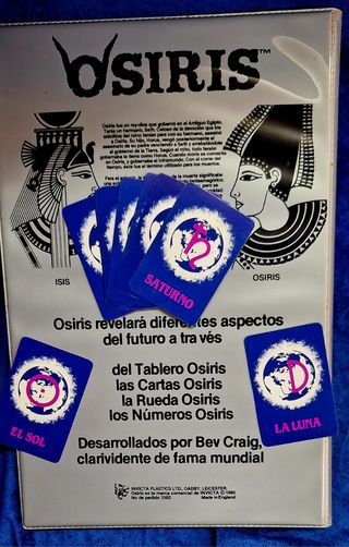 Tablero Astrología Rueda de Osiris Años 80