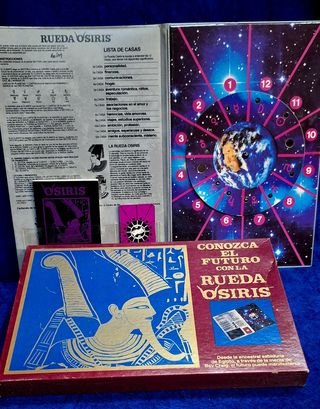 Tablero Astrología Rueda de Osiris Años 80