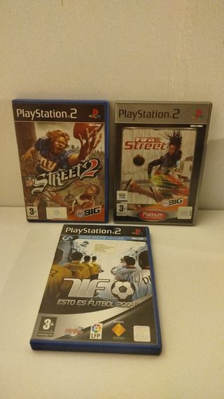 3 Juegos PS2 Deporte - FIFA Street NFL Street 2 FI