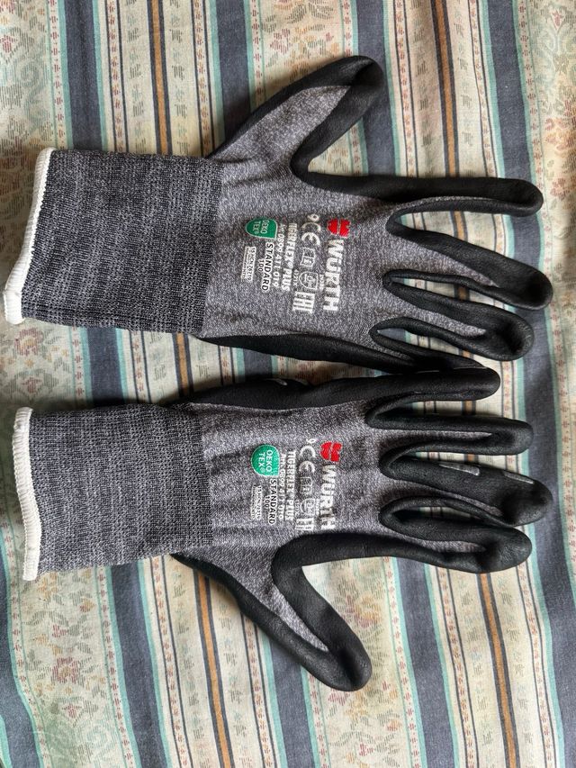 Guanti lavoro 4 paia, Würth & Blackrock