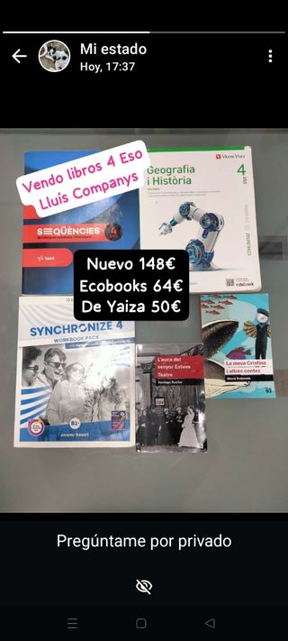 Libros 4eso geografía ya vendido