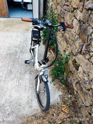 Bicicleta eléctrica plegable