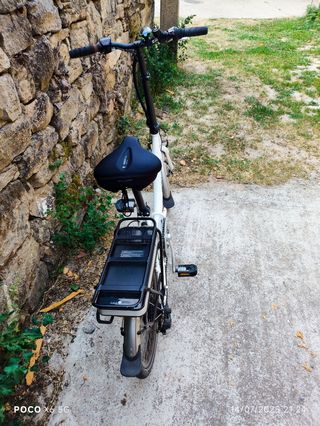 Bicicleta eléctrica plegable