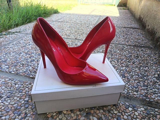 Décolleté rosse - tacco alto 40