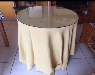 Mesa camilla extensible redonda