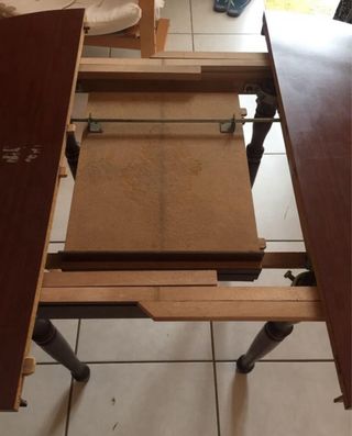 Mesa camilla extensible redonda