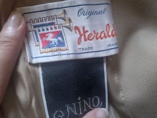 cappotto vintage Herald beige, doppiopetto,M/L