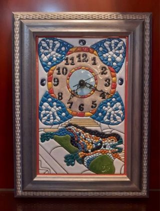 Reloj mosaico Gaudí