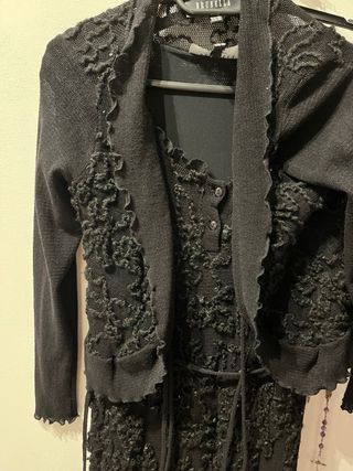 Vestido Brunella negro - Talla L