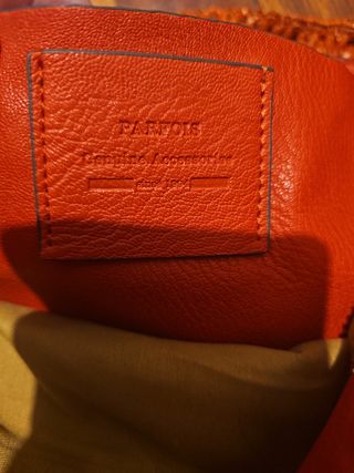 Bolso bandolera tejido rojo