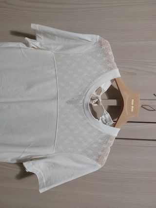 T shirt  Miu Miu bianco