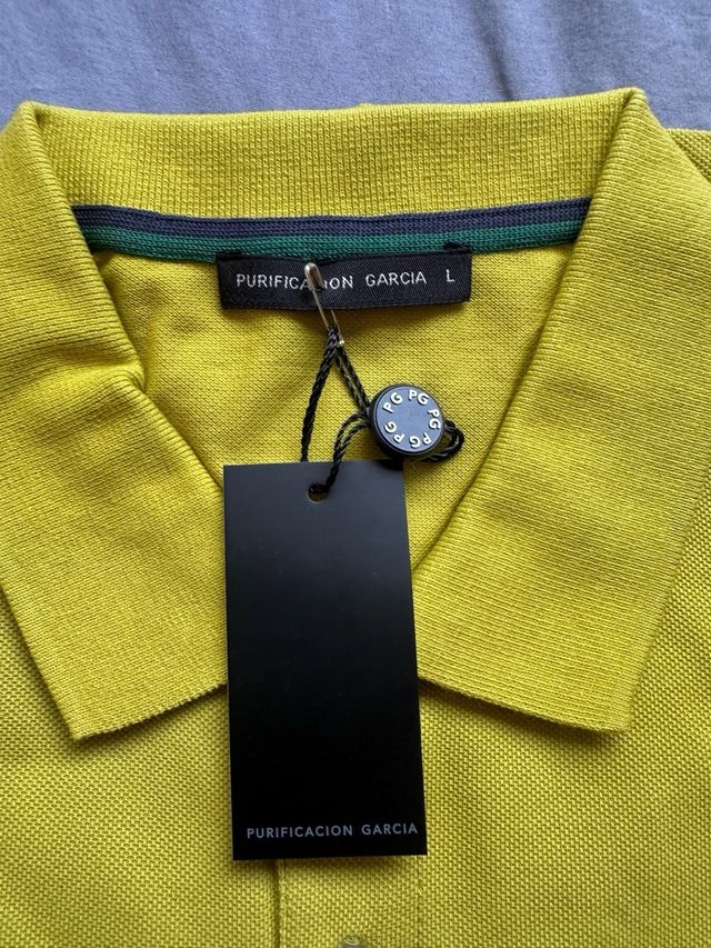 Polo Purificación García Verde Oliva - Talla L