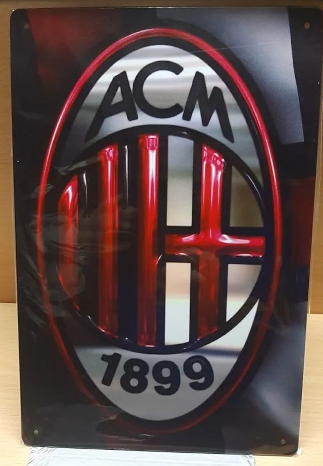 Cartel AC Milan 1899 - Metálico