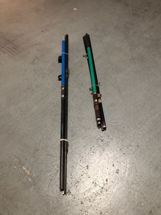 Dos Cañas Pesca Resistentes (4 tramos y 3 tramos) 