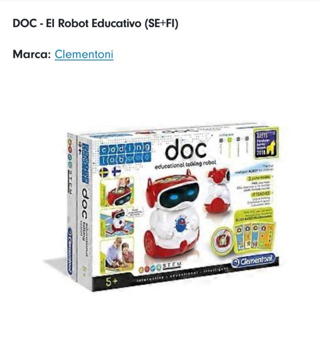 Robot Educativo Clementoni DOC
