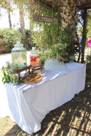 Dispensadores limonada boda