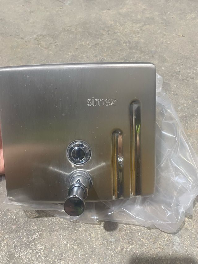 Dispensador Jabón Simex - Acero Inoxidable