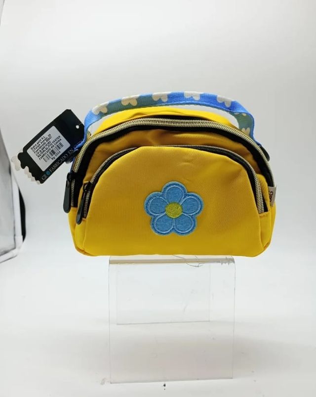 Bolso bandolera amarillo - Monedero