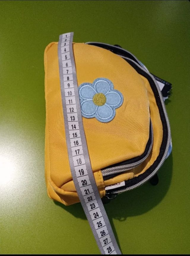 Bolso bandolera amarillo - Monedero