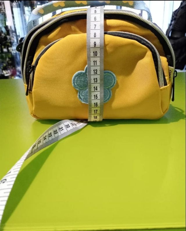 Bolso bandolera amarillo - Monedero