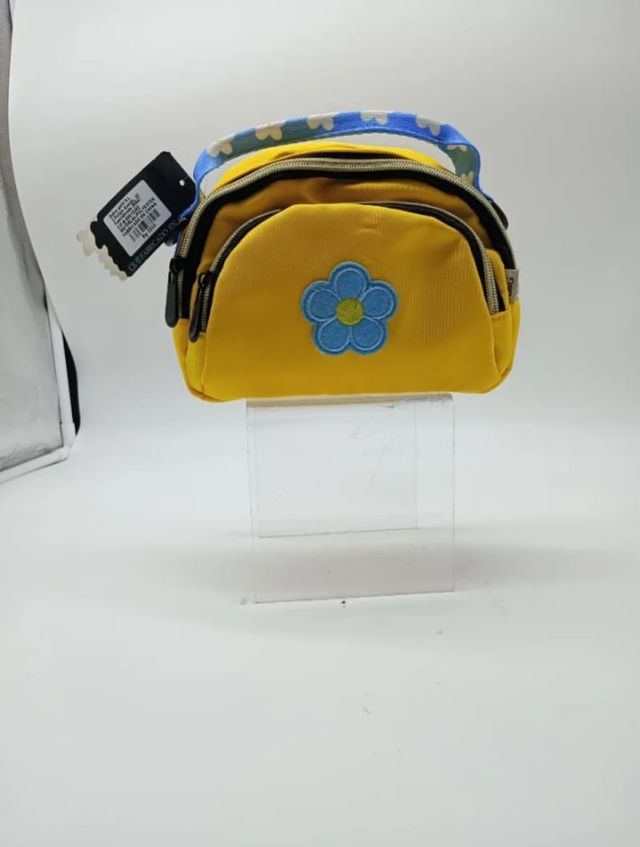 Bolso bandolera amarillo - Monedero