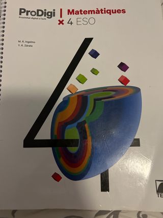 Quadern ProDigi. Matemàtiques 4 ESO