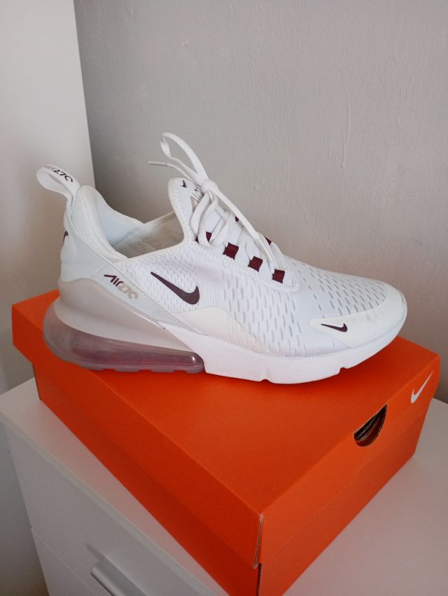 Zapatillas Nike Air Max 270 - Blancas y Marrón