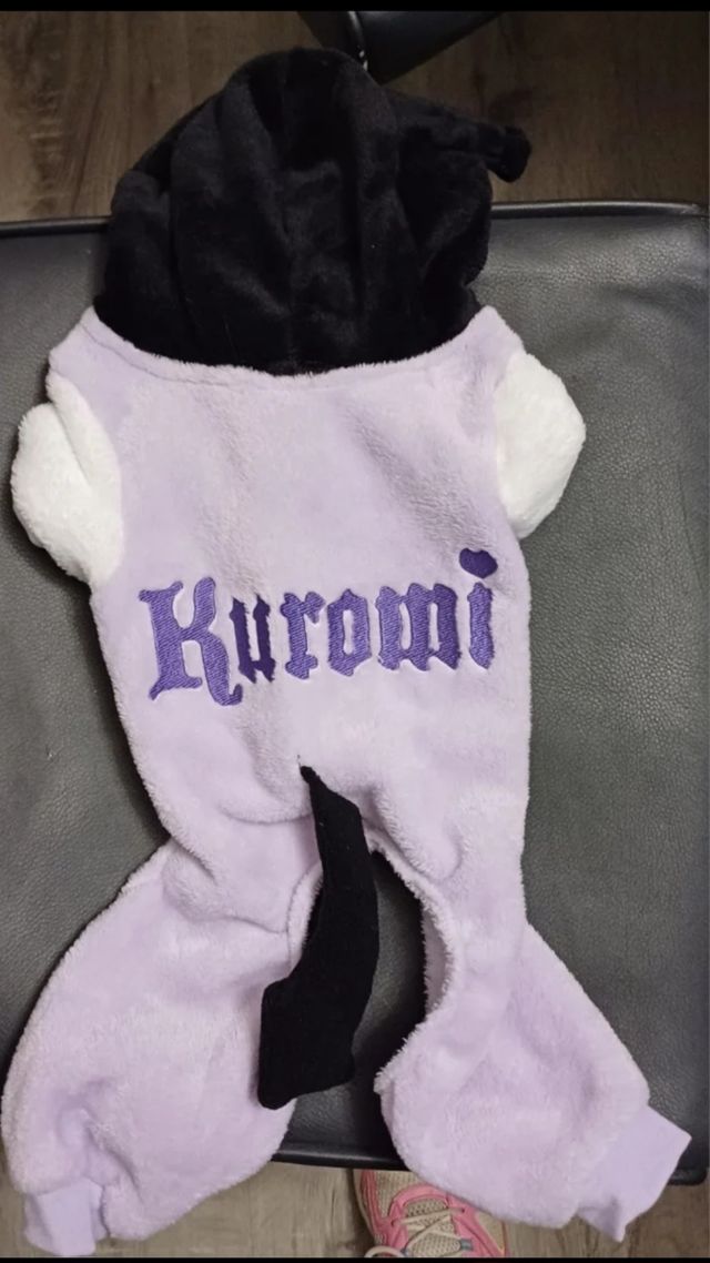 Pijama Kuromi para perro XS