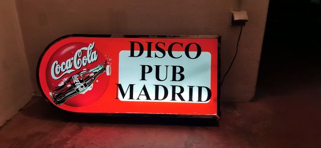 Cartel luminoso Coca-Cola Bar